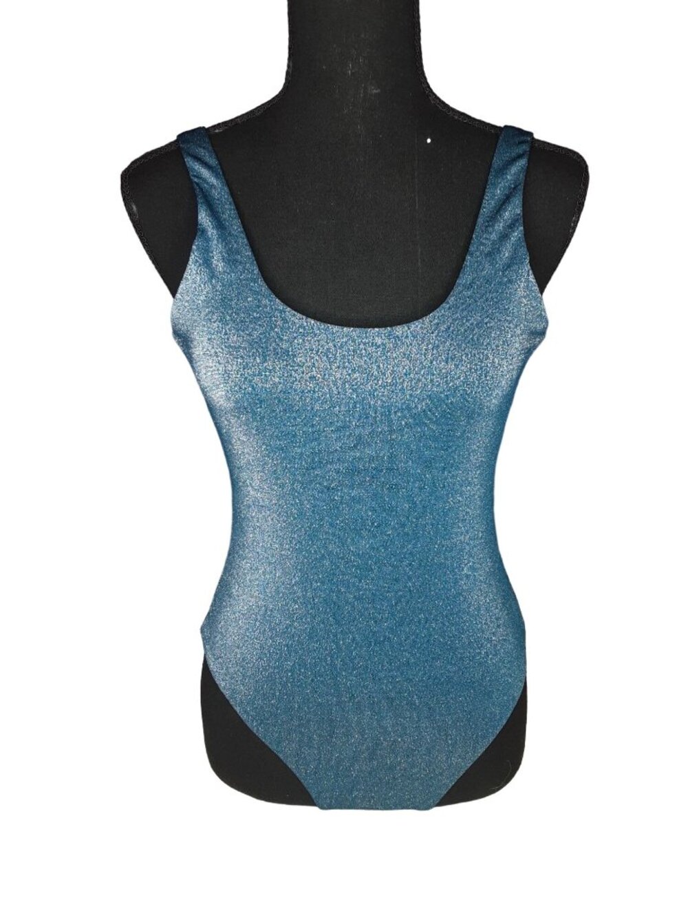 NWT Aqua Singlet One Piece Metallic Swimsuit Size M